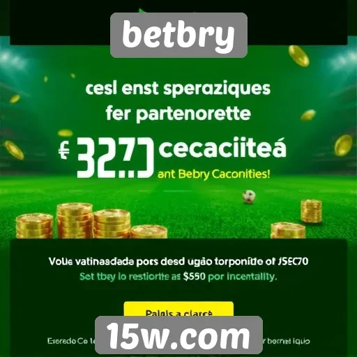 Betbry oferece promoção exclusiva para novos usuários